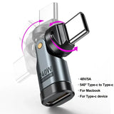 AUFU PD240W USB C OTG Adapter 540 Rotation for Fast Data Transfer - USB C Adapter / China Mainland