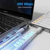 AUFU PD240W USB C OTG Adapter 540 Rotation for Fast Data Transfer - USB C Adapter / China Mainland