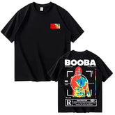B2O BOOBA Printed T-Shirt – Men & Women’s Harajuku Streetwear Casual Short Sleeve Tee