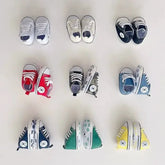 Baby Canvas Classic Sports Sneakers Newborn Baby Boys Girls Print Star First Walkers Shoes Infant Toddler Anti-slip
