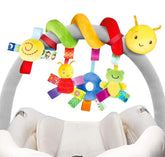 Baby Crib Hanging Rattles Toys Car Seat Toy Soft Mobiles Stroller Crib Cot Spiral Toy Pram Hanging Dolls for Babies