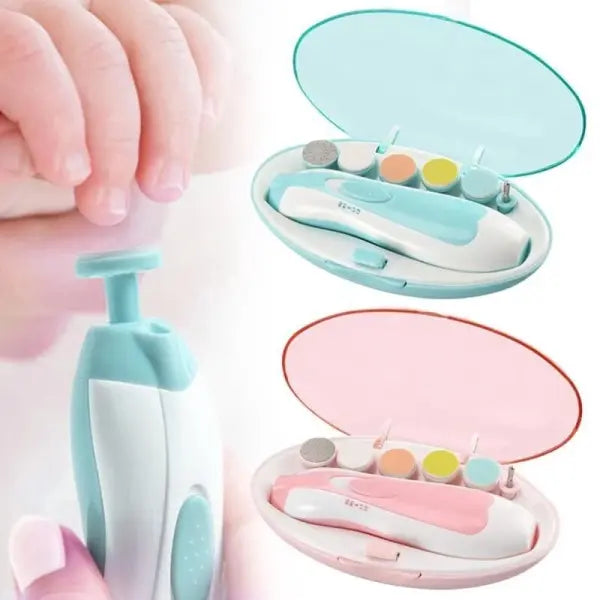 Multifunctional Baby Electric Nail Trimmer and Kid Nail Polisher Set