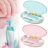 Multifunctional Baby Electric Nail Trimmer and Kid Nail Polisher Set