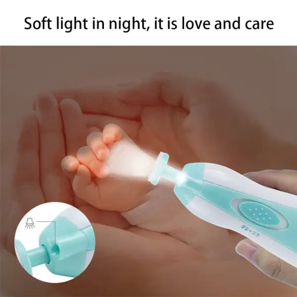 Multifunctional Baby Electric Nail Trimmer and Kid Nail Polisher Set