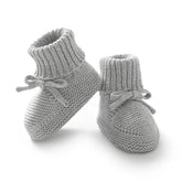 Baby First Walkers Shoes 0-18m Solid Color Knitted Newborn Boys Girls Indoor Outdoor Prewalkers Comfortable Soft Soled