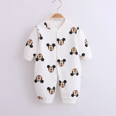 Baby Jumpsuit 0–12 Months – Newborn Boys & Girls Romper Overalls Fashion Bodysuit - 1 / 6M