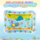 Inflatable Cushion PVC Baby Water Play Mat for Tummy Time - whale