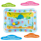 Inflatable Cushion PVC Baby Water Play Mat for Tummy Time - whale