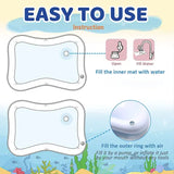 Inflatable Cushion PVC Baby Water Play Mat for Tummy Time - whale