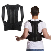 Back Brace Posture Corrector – Adjustable Lumbar & Shoulder Support Belt for Men & Women - M