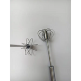 Baking Tool Whisk Stainless Steel Thickened Mixer Semi-Automatic Egg Beater Manual Mini Silicone Whisk