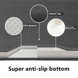 Absorbent Bathroom Carpet Anti Slip Claw Pattern Floor Mat