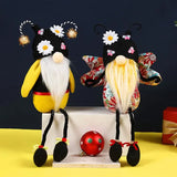 Bee Festival Flower Butterfly Long Legs Faceless Doll - Hair Remover