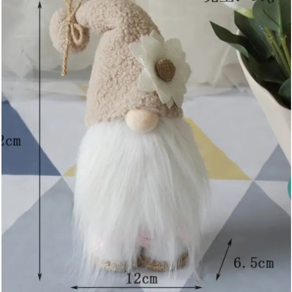 Bee Festival Flower Butterfly Long Legs Faceless Doll - White - Hair Remover