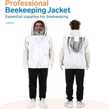 Beekeeping Clothing Veil Hood Gloves Hat Cloth Jacket Protective beekeeping suit Hooded beekeepers bee suit equipment