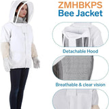 Beekeeping Clothing Veil Hood Gloves Hat Cloth Jacket Protective beekeeping suit Hooded beekeepers bee suit equipment