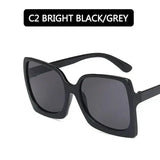 Big Frame Designer Oversized Sunglasses for Elevated Style - C2