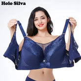 Big Size Push Up Bra 48G 50G 52G Plus Size Bralette Large Size Brassiere Female Bra Plus Size 40-52 Sexy Seamless Bras