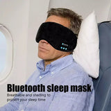 Bluetooth 3D Eye Mask Headphones Music Sleeping Headband Earphones Soft Elastic Comfortable Wireless Headset Sleep Eye
