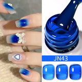 BORN PRETTY 10ml Translucent Jelly Nude Gel Nail Polish Colorful Varnish Semi Permanent UV LED Nail Art Manicure Gel