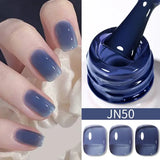 BORN PRETTY 10ml Translucent Jelly Nude Gel Nail Polish Colorful Varnish Semi Permanent UV LED Nail Art Manicure Gel