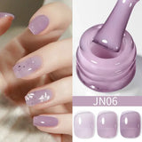 BORN PRETTY 10ml Translucent Jelly Nude Gel Nail Polish Colorful Varnish Semi Permanent UV LED Nail Art Manicure Gel