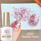 BORN PRETTY 10ml Wine Red Gel Nail Polish Long-Lasting French Style Gel Nail Supplies For Manicure DIY Nail Art Varnish