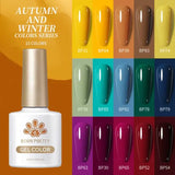 BORN PRETTY 10ml Wine Red Gel Nail Polish Long-Lasting French Style Gel Nail Supplies For Manicure DIY Nail Art Varnish