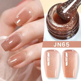 BORN PRETTY 10ml Wine Red Gel Nail Polish Long-Lasting French Style Gel Nail Supplies For Manicure DIY Nail Art Varnish