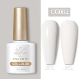 BORN PRETTY 10ml Wine Red Gel Nail Polish Long-Lasting French Style Gel Nail Supplies For Manicure DIY Nail Art Varnish