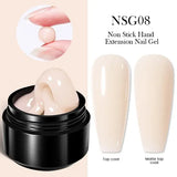 BORN PRETTY 15ml Clear Non Stick Hand Extension Gel 3D Shaping Sculpting Carving Nail Art Solid Hard Gel for Fake Nail