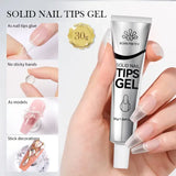 BORN PRETTY 15ml Clear Non Stick Hand Extension Gel 3D Shaping Sculpting Carving Nail Art Solid Hard Gel for Fake Nail