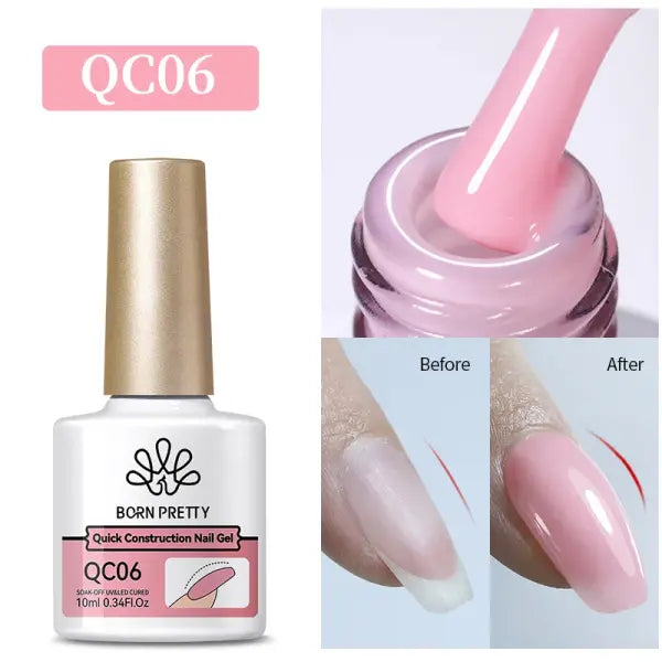 BORN PRETTY Super Top Coat and Base Gel Nail Polish for Gel Polish Semi-permanent Varnish Rubber Top Coat 10ml Nail