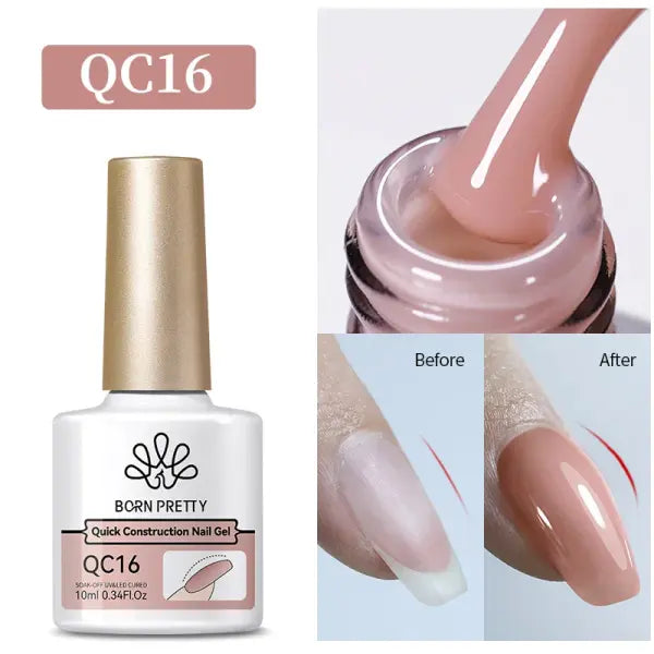 BORN PRETTY Super Top Coat and Base Gel Nail Polish for Gel Polish Semi-permanent Varnish Rubber Top Coat 10ml Nail