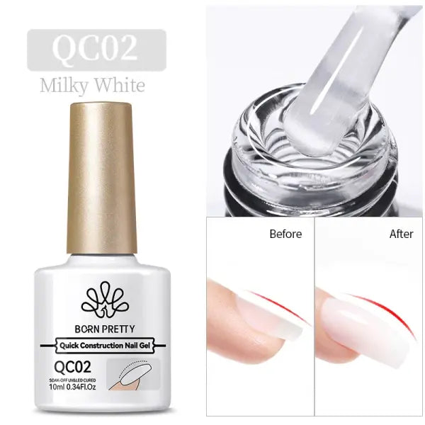 BORN PRETTY Super Top Coat and Base Gel Nail Polish for Gel Polish Semi-permanent Varnish Rubber Top Coat 10ml Nail