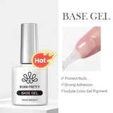 BORN PRETTY Super Top Coat and Base Gel Nail Polish for Gel Polish Semi-permanent Varnish Rubber Top Coat 10ml Nail