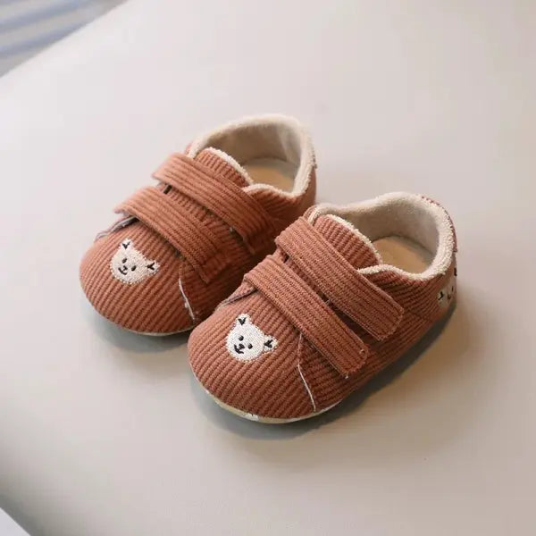 Baby Panda Shoes 0–18M – Spring/Autumn Fashion Sneakers - G-09BROWN / 0-6 Months