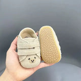 Baby Panda Shoes 0–18M – Spring/Autumn Fashion Sneakers - G-09KHAKI / 0-6 Months