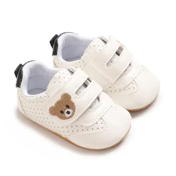 Baby Panda Shoes 0–18M – Spring/Autumn Fashion Sneakers - E-180WHITE-BLACK / 0-6 Months