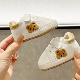 Baby Panda Shoes 0–18M – Spring/Autumn Fashion Sneakers - H-40GOLD / 13-18 Months