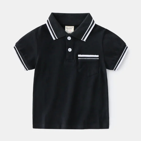 Boys Summer Polo Shirt for Cool and Comfortable Wear - Himpall