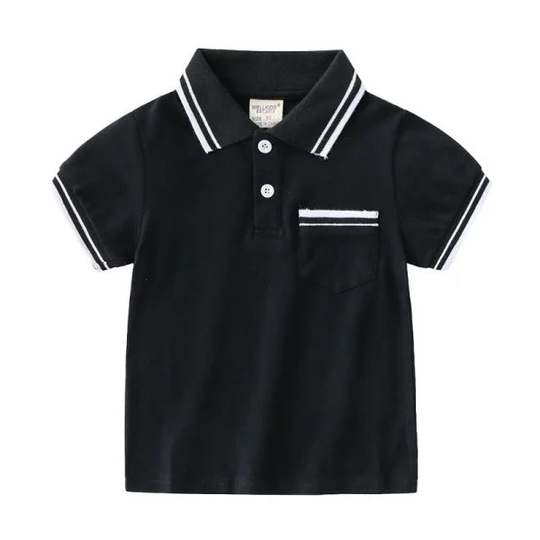 Boys Summer Polo Shirt for Cool and Comfortable Wear - Himpall