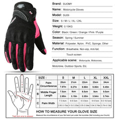 Breathable Full-Finger Motorcycle Racing Gloves – Anti-Skid & Durable - Himpall
