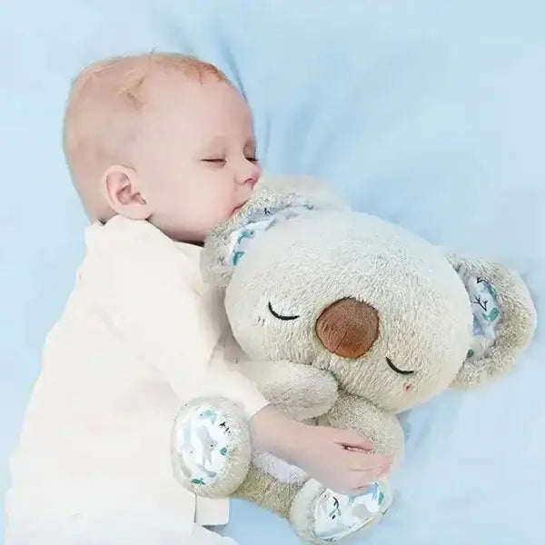 Breathing Bear Plush Baby Soothing Toy for Calm Sleep - Himpall
