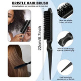 Bristle Slick Back for S Hair Brushleek Ponytail Bun and Edges