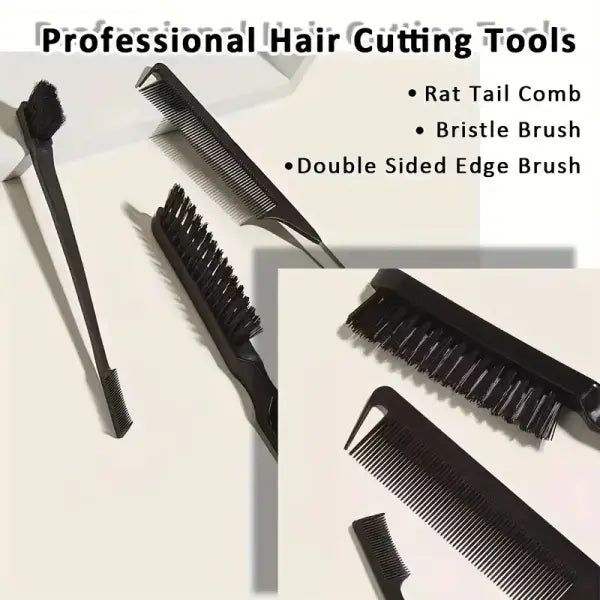 Bristle Slick Back for S Hair Brushleek Ponytail Bun and Edges