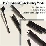 Bristle Slick Back for S Hair Brushleek Ponytail Bun and Edges