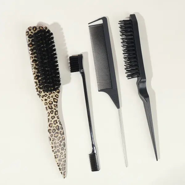 Bristle Slick Back for S Hair Brushleek Ponytail Bun and Edges
