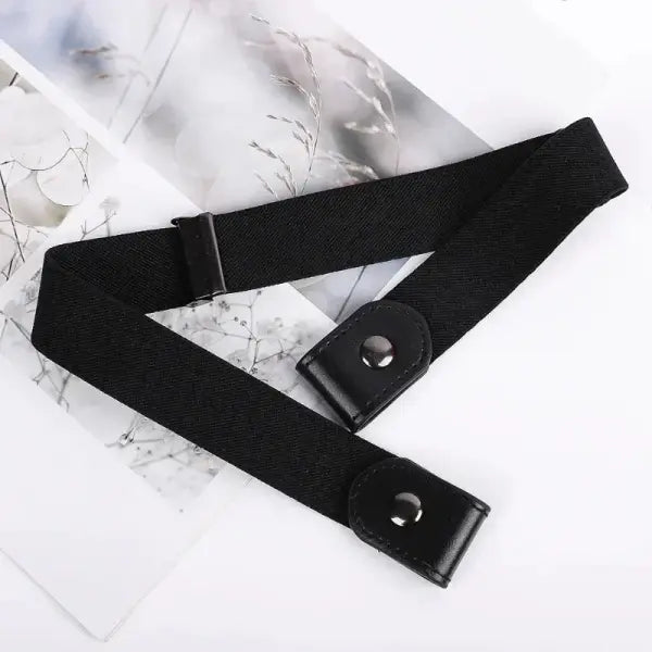 Invisible Belt Canvas Adjustable Elastic Knitted Secure Comfort Fit