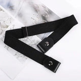Invisible Belt Canvas Adjustable Elastic Knitted Secure Comfort Fit